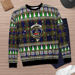 Clan Clelland Modern Crest Tartan Christmas Ugly Sweater SH81 Clelland Modern Crest Tartan Tartan Ugly Sweater