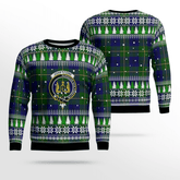 Clan Johnston Modern Crest Tartan Christmas Ugly Sweater DX26 Johnston Modern Crest Tartan Tartan Ugly Sweater