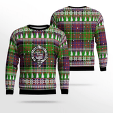 Clan MacDonald of Clanranald Crest Tartan Christmas Ugly Sweater IU50 MacDonald of Clanranald Crest Tartan Tartan Ugly Sweater