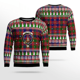 Clan MacIntyre Modern Crest Tartan Christmas Ugly Sweater PQ54 MacIntyre Modern Crest Tartan Tartan Ugly Sweater