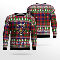Clan MacIntyre Modern Crest Tartan Christmas Ugly Sweater PQ54 MacIntyre Modern Crest Tartan Tartan Ugly Sweater