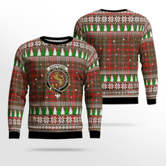 Clan MacKintosh Hunting Weathered Crest Tartan Christmas Ugly Sweater CC62 MacKintosh Hunting Weathered Crest Tartan Tartan Ugly Sweater