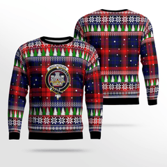 Clan MacLachlan Modern Crest Tartan Christmas Ugly Sweater JH24 MacLachlan Modern Crest Tartan Tartan Ugly Sweater