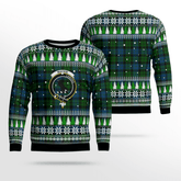 Clan MacKie Crest Tartan Christmas Ugly Sweater PD56 MacKie Crest Tartan Tartan Ugly Sweater