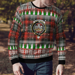 Clan MacLachlan Weathered Crest Tartan Christmas Ugly Sweater MB27 MacLachlan Weathered Crest Tartan Tartan Ugly Sweater