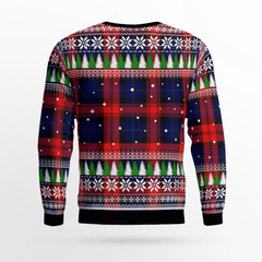 Clan MacLachlan Modern Crest Tartan Christmas Ugly Sweater JH24 MacLachlan Modern Crest Tartan Tartan Ugly Sweater