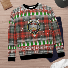 Clan MacLachlan Weathered Crest Tartan Christmas Ugly Sweater MB27 MacLachlan Weathered Crest Tartan Tartan Ugly Sweater