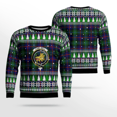Clan Campbell of Cawdor Modern Crest Tartan Christmas Ugly Sweater RM69 Campbell of Cawdor Modern Crest Tartan Tartan Ugly Sweater