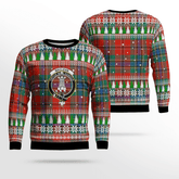 Clan MacLean of Duart Ancient Crest Tartan Christmas Ugly Sweater FO93 MacLean of Duart Ancient Crest Tartan Tartan Ugly Sweater
