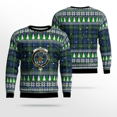 Clan Forbes Ancient Crest Tartan Christmas Ugly Sweater FK76 Forbes Ancient Crest Tartan Tartan Ugly Sweater