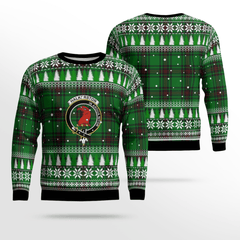 Clan Halkerston Crest Tartan Christmas Ugly Sweater SO67 Halkerston Crest Tartan Tartan Ugly Sweater