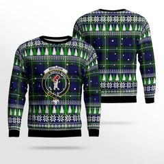 Clan Meldrum Forbes Crest Tartan Christmas Ugly Sweater DE50 Meldrum Forbes Crest Tartan Tartan Ugly Sweater