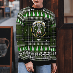 Clan MacLean Hunting Crest Tartan Christmas Ugly Sweater KJ75 MacLean Hunting Crest Tartan Tartan Ugly Sweater