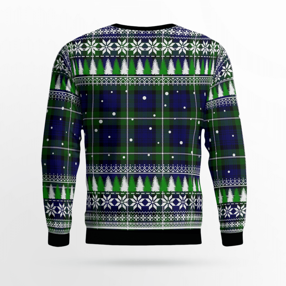 Clan Meldrum Forbes Crest Tartan Christmas Ugly Sweater DE50 Meldrum Forbes Crest Tartan Tartan Ugly Sweater