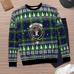 Clan Meldrum Forbes Crest Tartan Christmas Ugly Sweater DE50 Meldrum Forbes Crest Tartan Tartan Ugly Sweater