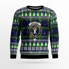 Clan Meldrum Forbes Crest Tartan Christmas Ugly Sweater DE50 Meldrum Forbes Crest Tartan Tartan Ugly Sweater