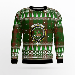 Clan Maxwell Hunting Crest Tartan Christmas Ugly Sweater YX23 Maxwell Hunting Crest Tartan Tartan Ugly Sweater