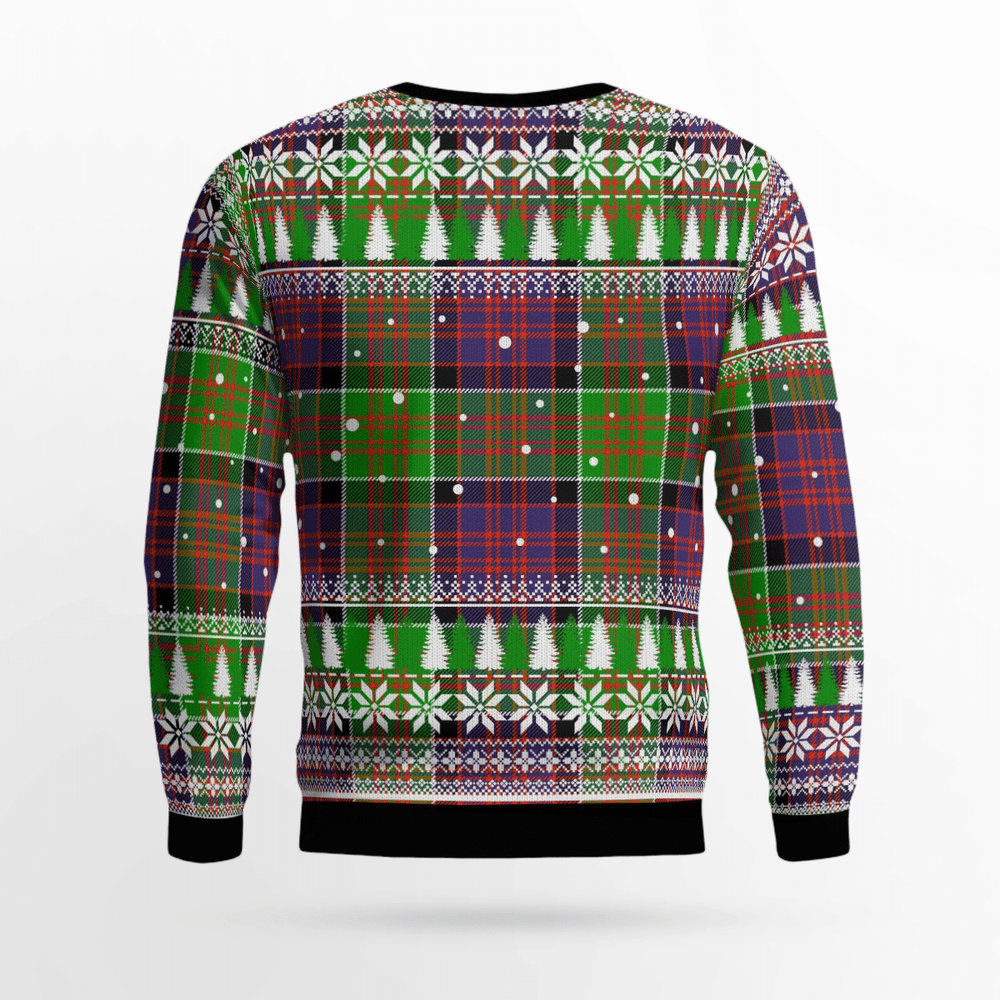 Clan MacDonald of Clanranald Crest Tartan Christmas Ugly Sweater IU50 MacDonald of Clanranald Crest Tartan Tartan Ugly Sweater