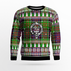 Clan MacDonald of Clanranald Crest Tartan Christmas Ugly Sweater IU50 MacDonald of Clanranald Crest Tartan Tartan Ugly Sweater