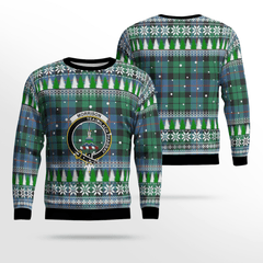 Clan Morrison Ancient Crest Tartan Christmas Ugly Sweater KC61 Morrison Ancient Crest Tartan Tartan Ugly Sweater