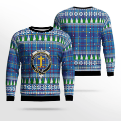 Clan Mercer Modern Crest Tartan Christmas Ugly Sweater FB25 Mercer Modern Crest Tartan Tartan Ugly Sweater