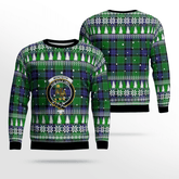 Clan Monteith Crest Tartan Christmas Ugly Sweater UX70 Monteith Crest Tartan Tartan Ugly Sweater