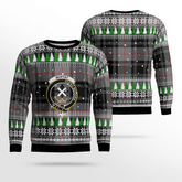 Clan Moffat Modern Crest Tartan Christmas Ugly Sweater EG54 Moffat Modern Crest Tartan Tartan Ugly Sweater