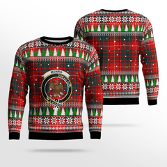 Clan Munro Modern 1 Crest Tartan Christmas Ugly Sweater PZ74 Munro Modern 1 Crest Tartan Tartan Ugly Sweater