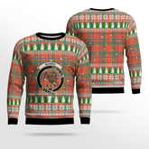 Clan Munro Ancient Crest Tartan Christmas Ugly Sweater BS74 Munro Ancient Crest Tartan Tartan Ugly Sweater