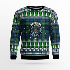 Clan Forbes Ancient Crest Tartan Christmas Ugly Sweater FK76 Forbes Ancient Crest Tartan Tartan Ugly Sweater