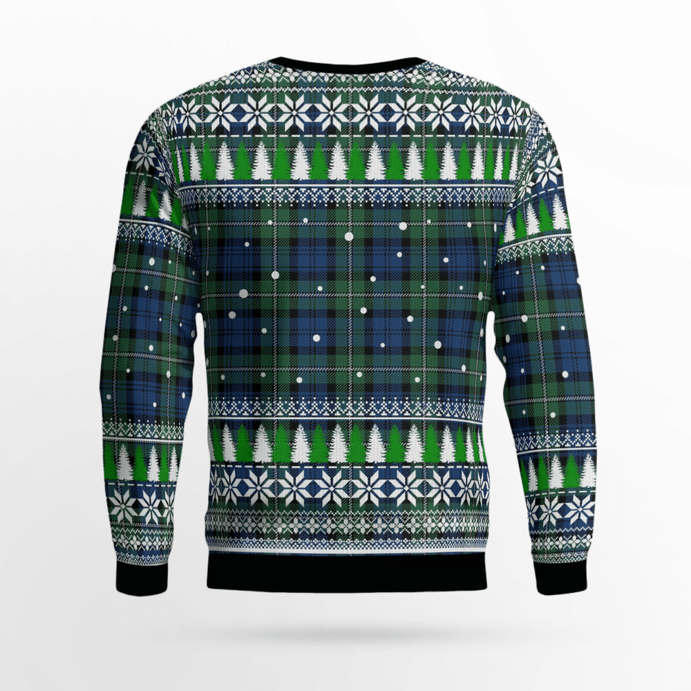 Clan Forbes Ancient Crest Tartan Christmas Ugly Sweater FK76 Forbes Ancient Crest Tartan Tartan Ugly Sweater