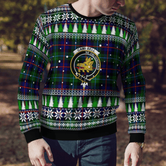 Clan Campbell of Cawdor Modern Crest Tartan Christmas Ugly Sweater RM69 Campbell of Cawdor Modern Crest Tartan Tartan Ugly Sweater