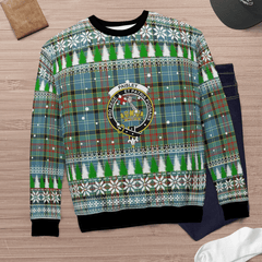 Clan Paisley District Crest Tartan Christmas Ugly Sweater LW47 Paisley District Crest Tartan Tartan Ugly Sweater