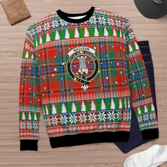 Clan MacLean of Duart Ancient Crest Tartan Christmas Ugly Sweater FO93 MacLean of Duart Ancient Crest Tartan Tartan Ugly Sweater