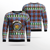 Clan Newton (Edingburg) Crest Tartan Christmas Ugly Sweater TT24 Newton (Edingburg) Crest Tartan Tartan Ugly Sweater