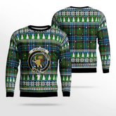 Clan Newlands Crest Tartan Christmas Ugly Sweater ZT38 Newlands Crest Tartan Tartan Ugly Sweater