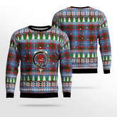 Clan Pentland (Edinburgh) Crest Tartan Christmas Ugly Sweater WN55 Pentland (Edinburgh) Crest Tartan Tartan Ugly Sweater