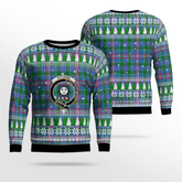 Clan Pitcairn Hunting Crest Tartan Christmas Ugly Sweater SD21 Pitcairn Hunting Crest Tartan Tartan Ugly Sweater