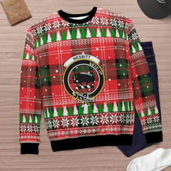 Clan Nesbitt Modern Crest Tartan Christmas Ugly Sweater TE35 Nesbitt Modern Crest Tartan Tartan Ugly Sweater
