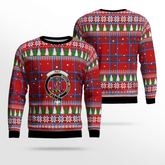 Clan Rait Inverness Crest Tartan Christmas Ugly Sweater SN20 Rait Inverness Crest Tartan Tartan Ugly Sweater