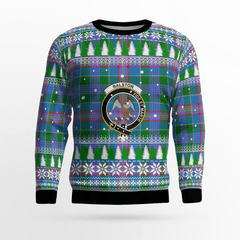 Clan Ralston Crest Tartan Christmas Ugly Sweater BA81 Ralston Crest Tartan Tartan Ugly Sweater