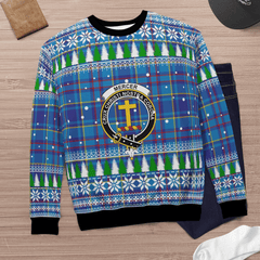 Clan Mercer Modern Crest Tartan Christmas Ugly Sweater FB25 Mercer Modern Crest Tartan Tartan Ugly Sweater