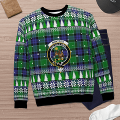 Clan Monteith Crest Tartan Christmas Ugly Sweater UX70 Monteith Crest Tartan Tartan Ugly Sweater
