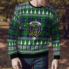 Clan Monteith Crest Tartan Christmas Ugly Sweater UX70 Monteith Crest Tartan Tartan Ugly Sweater