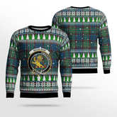 Clan Nicolson Hunting Ancient Crest Tartan Christmas Ugly Sweater HX41 Nicolson Hunting Ancient Crest Tartan Tartan Ugly Sweater