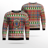 Clan Ogilvie of Airlie Ancient Crest Tartan Christmas Ugly Sweater UG31 Ogilvie of Airlie Ancient Crest Tartan Tartan Ugly Sweater