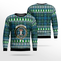 Clan Robertson Hunting Ancient Crest Tartan Christmas Ugly Sweater QE65 Robertson Hunting Ancient Crest Tartan Tartan Ugly Sweater