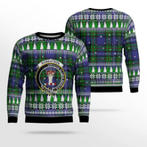 Clan Robertson Hunting Modern Crest Tartan Christmas Ugly Sweater YC75 Robertson Hunting Modern Crest Tartan Tartan Ugly Sweater