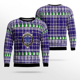 Clan Ochterlony Crest Tartan Christmas Ugly Sweater ZX23 Ochterlony Crest Tartan Tartan Ugly Sweater