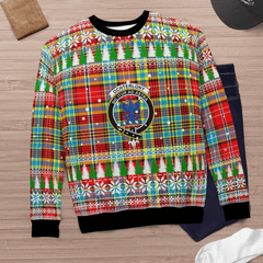Clan Ogilvie Crest Tartan Christmas Ugly Sweater ZS12 Ogilvie Crest Tartan Tartan Ugly Sweater